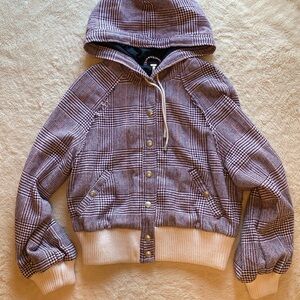 Free People Bomber Hoodie